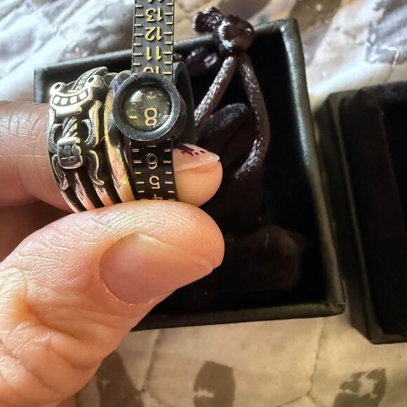 CHROME HEARTS DAGGER Dagger Ring Silver Size 8 - Picture 8 of 9